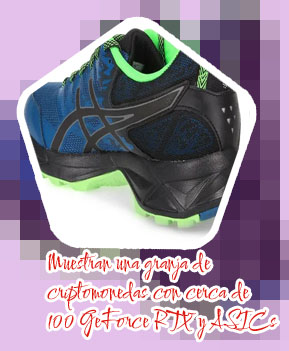 Asics criptomonedas