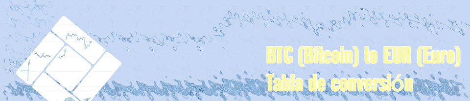 Conversion btc euros
